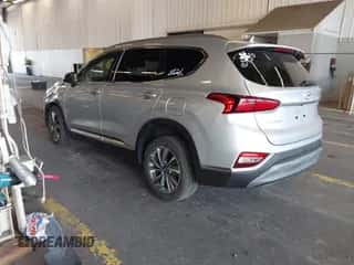 2019 Hyundai Santa Fe SEL with VIN 5NMS3CAD8KH012399, listed as a IAAI auction lot 43100458 with 32,029 mi miles and . Bid and sale history available at DreamBid. Image 3.