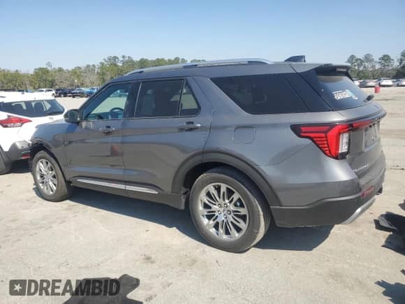 2025 Ford Explorer с VIN 1FMUK7HH8SGA42632, выставлен на аукционе Copart как лот 46308475 с пробегом 470 миль миль и Списание • Salvage title. История ставок и продаж доступна на DreamBid. Изображение 2.