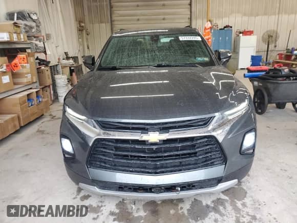 2019 Chevrolet Blazer with VIN 3GNKBHRS6KS652985, listed as a Copart auction lot 57332285 with 56,709 mi miles and Salvage title. Bid and sale history available at DreamBid. Image 5.
