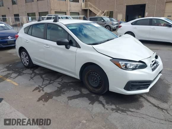 2020 Subaru Impreza with VIN 4S3GTAB66L3733704, listed as a IAAI auction lot 42702347 with 29,706 mi miles and . Bid and sale history available at DreamBid. Image 1.