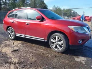 2013 Nissan Pathfinder SL with VIN 5N1AR2MN0DC629317, listed as a IAAI auction lot 41468177 with 157,286 mi miles and . Bid and sale history available at DreamBid. Image 1.