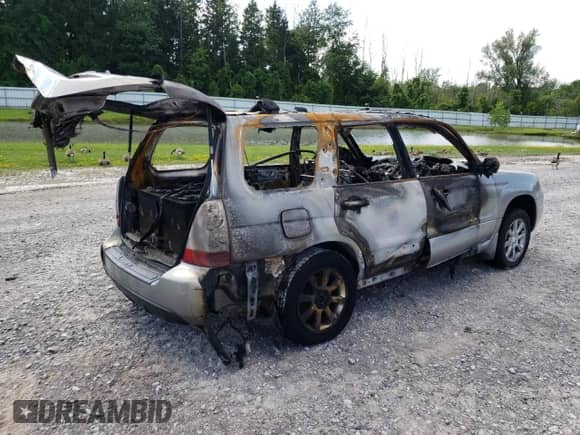 2008 Subaru Forester X with VIN JF1SG65688H719018, listed as a Copart auction lot 63618604 with Not provided miles and Salvage title. Bid and sale history available at DreamBid. Image 3.