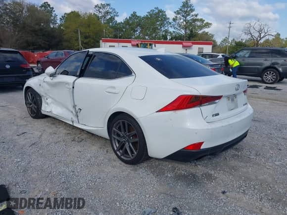 2020 Lexus IS 300 F Sport with VIN JTHGA1D28L5101614, listed as a IAAI auction lot 41783627 with 66,400 mi miles and . Bid and sale history available at DreamBid. Image 3.