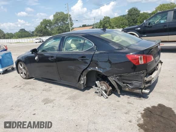 2013 Lexus IS 250 z VIN JTHBF5C20D5187703, wystawiony jako Copart lot #66905425 z przebiegiem 123 665 mil mil oraz Szkoda całkowita • Salvage title. Historia ofert i sprzedaży dostępna na DreamBid. Obrazek 2.