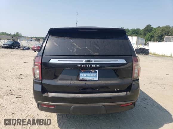 2022 Chevrolet Tahoe LT with VIN 1GNSKNKD3NR185803, listed as a Copart auction lot 62412805 with 44,386 mi miles and Salvage title. Bid and sale history available at DreamBid. Image 6.
