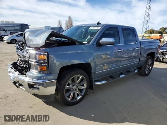 2015 Chevrolet Silverado 1500 LTZ z VIN 3GCUKSEJ5FG412153, wystawiony jako Copart lot #41603785 z przebiegiem 178 155 mil mil oraz Szkoda całkowita • Salvage title. Historia ofert i sprzedaży dostępna na DreamBid. Obrazek 1.