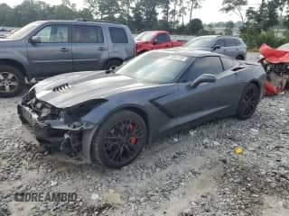2014 Chevrolet Corvette Z51 3LT with VIN 1G1YM2D74E5115570, listed as a Copart auction lot 69382705 with 101,383 mi miles and Salvage title. Bid and sale history available at DreamBid. Image 1.