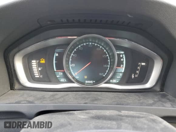 2014 Volvo S60 T6 with VIN YV1902FH9E2274593, listed as a Copart auction lot 43174135 with 84,645 mi miles and Salvage title. Bid and sale history available at DreamBid. Image 9.