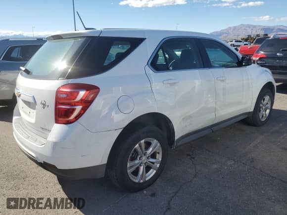 2016 Chevrolet Equinox LS with VIN 2GNALBEK6G6311393, listed as a Copart auction lot 82574245 with 124,884 mi miles and Clean title. Bid and sale history available at DreamBid. Image 3.
