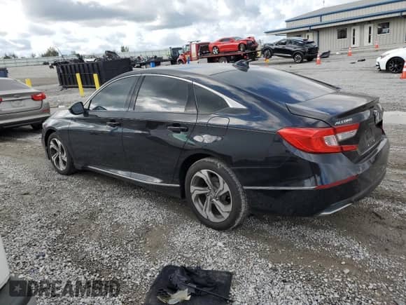 2018 Honda Accord EX-L z VIN 1HGCV1F53JA087770, wystawiony jako Copart lot #85873705 z przebiegiem 110 064 mil mil oraz Szkoda całkowita • Salvage title. Historia ofert i sprzedaży dostępna na DreamBid. Obrazek 2.