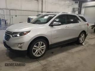 2018 Chevrolet Equinox Premier with VIN 2GNAXWEX2J6224346, listed as a Copart auction lot 81784205 with 76,361 mi miles and Salvage title. Bid and sale history available at DreamBid. Image 1.