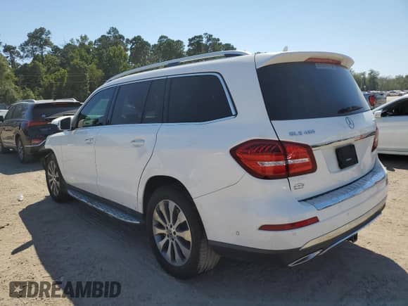 2019 Mercedes-Benz GLS 450 z VIN 4JGDF6EE2KB240063, wystawiony jako Copart lot #70652205 z przebiegiem 115 848 mil mil oraz Szkoda całkowita • Salvage title. Historia ofert i sprzedaży dostępna na DreamBid. Obrazek 2.