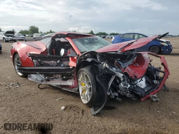 2025 Chevrolet Corvette 3LZ с VIN 1G1YF3D33S5606012, выставлен на аукционе Copart как лот 61483275 с пробегом 92 миль миль и На запчасти • Non repairable. История ставок и продаж доступна на DreamBid. Изображение 4.