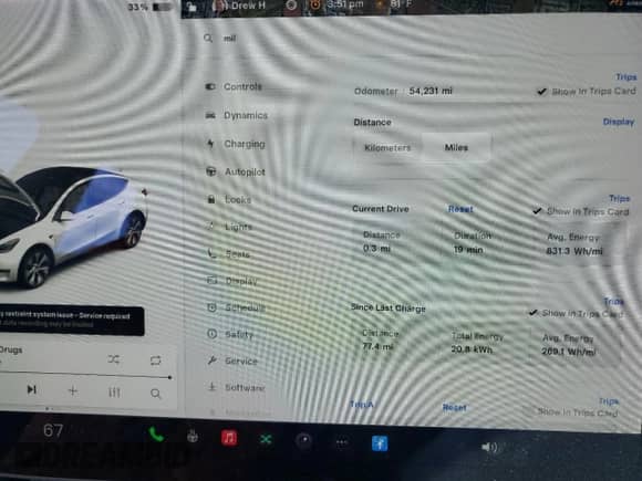 2022 Tesla Model Y Long Range с VIN 7SAYGDEE4NF339544, выставлен на аукционе Copart как лот 84565635 с пробегом 54 231 миль миль и Списание • Salvage title. История ставок и продаж доступна на DreamBid. Изображение 9.