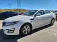 2014 Kia Optima LX with VIN KNAGM4A77E5465050, listed as a Copart auction lot 86860835 with 104,303 mi miles and Salvage title. Bid and sale history available at DreamBid. Image 1.