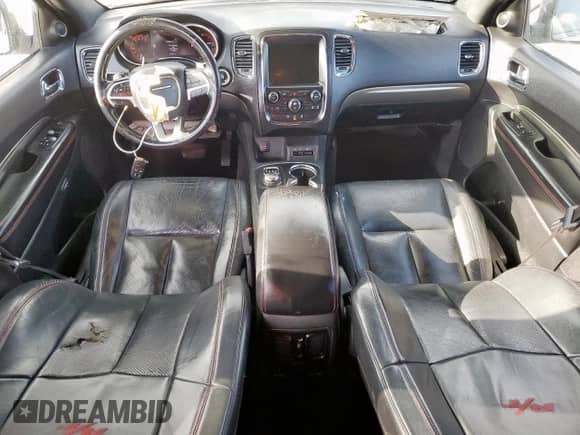 2014 Dodge Durango R/T with VIN 1C4SDHCT1EC353774, listed as a Copart auction lot 70704705 with 177,029 mi miles and Salvage title. Bid and sale history available at DreamBid. Image 8.