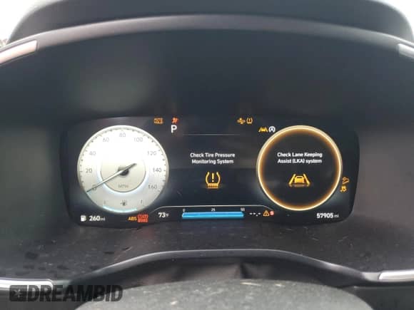 2021 Hyundai Santa Fe Limited with VIN 5NMS4DALXMH351694, listed as a Copart auction lot 69074605 with 57,905 mi miles and Salvage title. Bid and sale history available at DreamBid. Image 9.