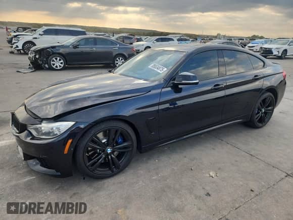 2015 BMW 4 Series 435i with VIN WBA4B1C54FD418276, listed as a Copart auction lot 89534875 with 132,283 mi miles and Salvage title. Bid and sale history available at DreamBid. Image 1.