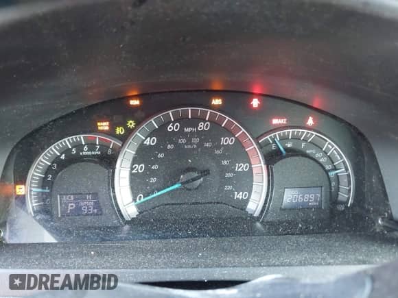 2013 Toyota Camry XLE with VIN 4T1BK1FK7DU532843, listed as a IAAI auction lot 43248847 with 206,897 mi miles and . Bid and sale history available at DreamBid. Image 7.