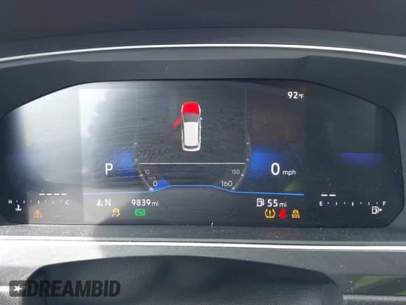 2024 Volkswagen Tiguan S with VIN 3VVRB7AX3RM161394, listed as a IAAI auction lot 42822212 with 9,839 mi miles and . Bid and sale history available at DreamBid. Image 7.