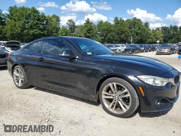 2014 BMW 4 Series 428i xDrive with VIN WBA3N9C59EF722062, listed as a Copart auction lot 70589945 with 168,505 mi miles and Clean title. Bid and sale history available at DreamBid. Image 4.