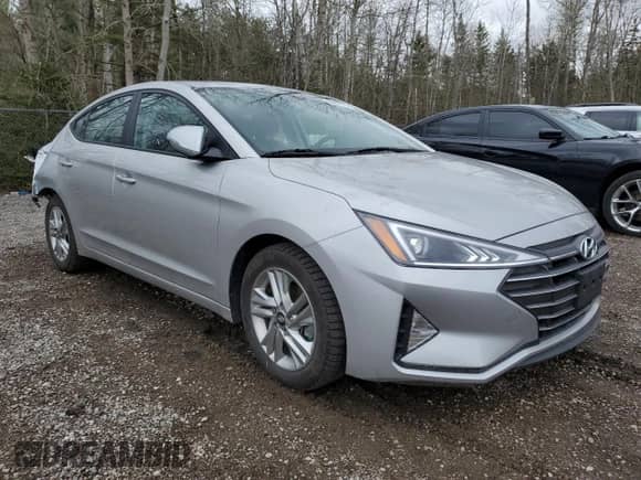 2020 Hyundai Elantra Value Edition with VIN KMHD84LF9LU980953, listed as a Copart auction lot 55226765 with 39,731 mi miles and Salvage title. Bid and sale history available at DreamBid. Image 4.