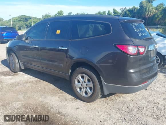 2016 Chevrolet Traverse LS with VIN 1GNKRFKD5GJ143183, listed as a IAAI auction lot 43151873 with Not provided miles and . Bid and sale history available at DreamBid. Image 3.