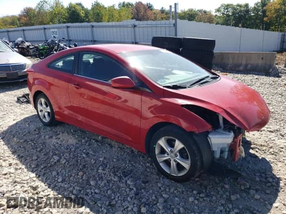2013 Hyundai Elantra SE with VIN KMHDH6AE3DU006702, listed as a Copart auction lot 80719585 with 125,652 mi miles and Clean title. Bid and sale history available at DreamBid. Image 4.