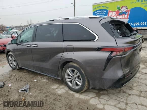2023 Toyota Sienna Limited с VIN 5TDZSKFCXPS095334, выставлен на аукционе Copart как лот 48197735 с пробегом 25 656 миль миль и Списание • Salvage title. История ставок и продаж доступна на DreamBid. Изображение 2.