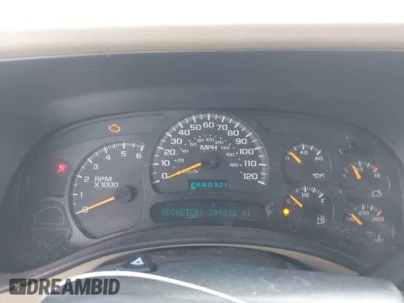 2005 Chevrolet Suburban LT with VIN 3GNEC16Z15G172962, listed as a IAAI auction lot 43390779 with 209,038 mi miles and . Bid and sale history available at DreamBid. Image 7.