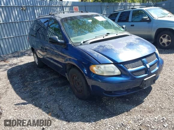 2003 Dodge Caravan SE with VIN 2D4GP24323R219078, listed as a IAAI auction lot 43114556 with 136,844 mi miles and . Bid and sale history available at DreamBid. Image 1.