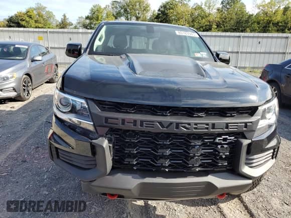 2021 Chevrolet Colorado 4WD ZR2 with VIN 1GCPTEE12M1293033, listed as a Copart auction lot 80183945 with 28,003 mi miles and Salvage title. Bid and sale history available at DreamBid. Image 5.