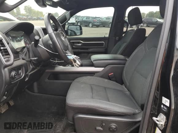 2023 Ram 1500 Big Horn with VIN 1C6SRFMT1PN617868, listed as a Copart auction lot 81282075 with 39,210 mi miles and Clean title. Bid and sale history available at DreamBid. Image 7.