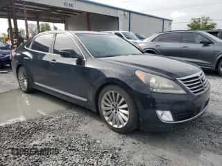 2015 Hyundai Equus Ultimate z VIN KMHGH4JHXFU092668, wystawiony jako Copart lot #59670575 z przebiegiem 87 297 mil mil oraz Szkoda całkowita • Salvage title. Historia ofert i sprzedaży dostępna na DreamBid. Obrazek 4.