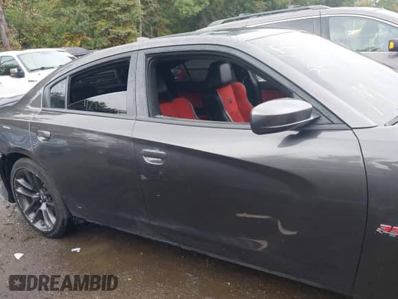 2021 Dodge Charger Scat Pack Widebody with VIN 2C3CDXGJ2MH648700, listed as a IAAI auction lot 43170230 with 44,217 mi miles and . Bid and sale history available at DreamBid. Image 14.