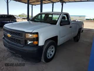 2014 Chevrolet Silverado 1500 Work Truck with VIN 1GCNCPEH4EZ342025, listed as a Copart auction lot 64412955 with 140,513 mi miles and Salvage title. Bid and sale history available at DreamBid. Image 1.
