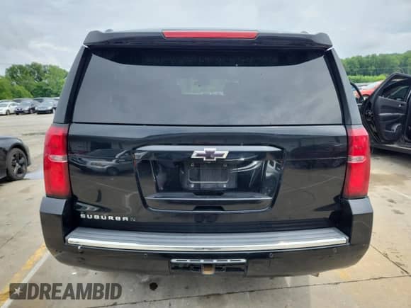 2016 Chevrolet Suburban LTZ with VIN 1GNSKJKC8GR263446, listed as a Copart auction lot 60837655 with 153,695 mi miles and Salvage title. Bid and sale history available at DreamBid. Image 6.