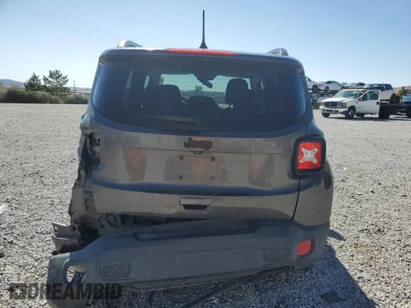 2018 Jeep Renegade Altitude with VIN ZACCJABB6JPH48066, listed as a Copart auction lot 65476215 with 118,956 mi miles and Salvage title. Bid and sale history available at DreamBid. Image 6.