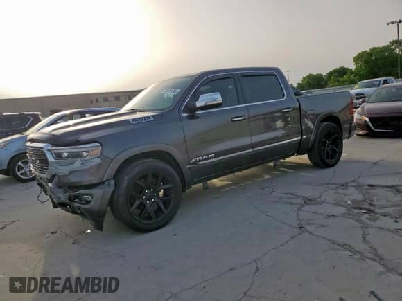 2020 Ram 1500 Limited с VIN 1C6RREHT5LN246128, выставлен на аукционе Copart как лот 56761285 с пробегом 84 385 миль миль и Списание • Salvage title. История ставок и продаж доступна на DreamBid. Изображение 1.