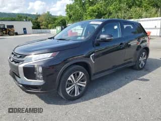 2022 Mitsubishi Outlander SE with VIN JA4APVAU2NU023322, listed as a Copart auction lot 61597435 with 37,184 mi miles and Salvage title. Bid and sale history available at DreamBid. Image 1.