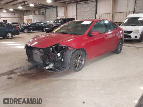 2016 Dodge Dart SXT Sport Blacktop with VIN 1C3CDFFAXGD820694, listed as a IAAI auction lot 41377312 with 152,032 mi miles and . Bid and sale history available at DreamBid. Image 2.