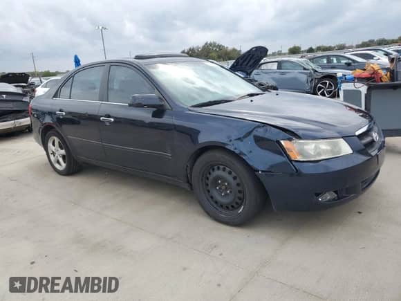 2006 Hyundai Sonata GLS with VIN 5NPEU46F76H129720, listed as a Copart auction lot 87379215 with 167,104 mi miles and Clean title. Bid and sale history available at DreamBid. Image 4.