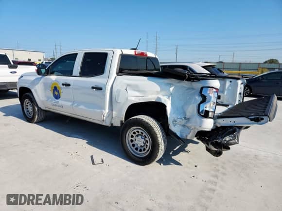 2024 Chevrolet Colorado 2WD Work Truck with VIN 1GCGSBEC9R1104582, listed as a Copart auction lot 67949275 with 5,647 mi miles and Salvage title. Bid and sale history available at DreamBid. Image 2.