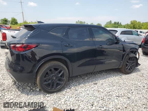 2021 Chevrolet Blazer LT with VIN 3GNKBCR49MS587573, listed as a Copart auction lot 61615155 with 109,134 mi miles and Salvage title. Bid and sale history available at DreamBid. Image 3.