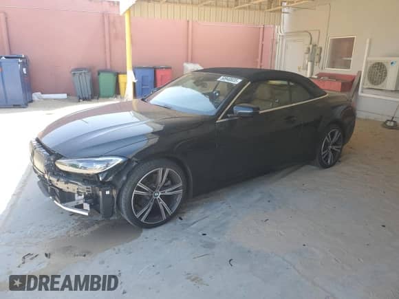 2023 BMW 4 Series 430i z VIN WBA23AT02PCL58336, wystawiony jako Copart lot #50940835 z przebiegiem 22 680 mil mil oraz Szkoda całkowita • Salvage title. Historia ofert i sprzedaży dostępna na DreamBid. Obrazek 1.