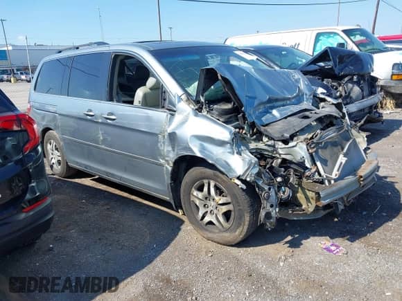 2007 Honda Odyssey EX-L с VIN 5FNRL38637B018612, выставлен на аукционе IAAI как лот 43186305 с пробегом 215 430 миль миль и . История ставок и продаж доступна на DreamBid. Изображение 1.