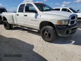 2005 Dodge 3500 SLT with VIN 3D7MS48C85G707521, listed as a Copart auction lot 77564094 with 240,770 mi miles and Salvage title. Bid and sale history available at DreamBid. Image 4.