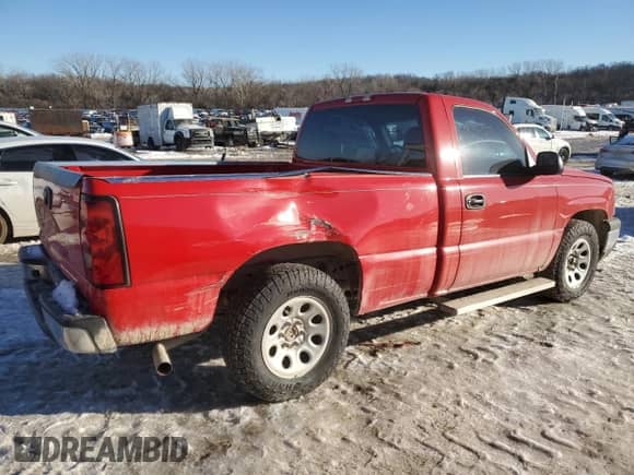 2006 Chevrolet Silverado 1500 Work Truck с VIN 3GCEC14V56G222921, выставлен на аукционе Copart как лот 88022005 с пробегом 78 263 миль миль и Списание • Salvage title. История ставок и продаж доступна на DreamBid. Изображение 3.