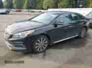 2016 Hyundai Sonata Sport z VIN 5NPE34AF5GH266215, wystawiony jako Copart lot #87129495 z przebiegiem 145 309 mil mil oraz Czysty tytuł • Clean title. Historia ofert i sprzedaży dostępna na DreamBid. Obrazek 1.