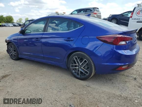 2020 Hyundai Elantra Sport with VIN KMHD04LB7LU084896, listed as a Copart auction lot 72047745 with 127,290 mi miles and Clean title. Bid and sale history available at DreamBid. Image 2.